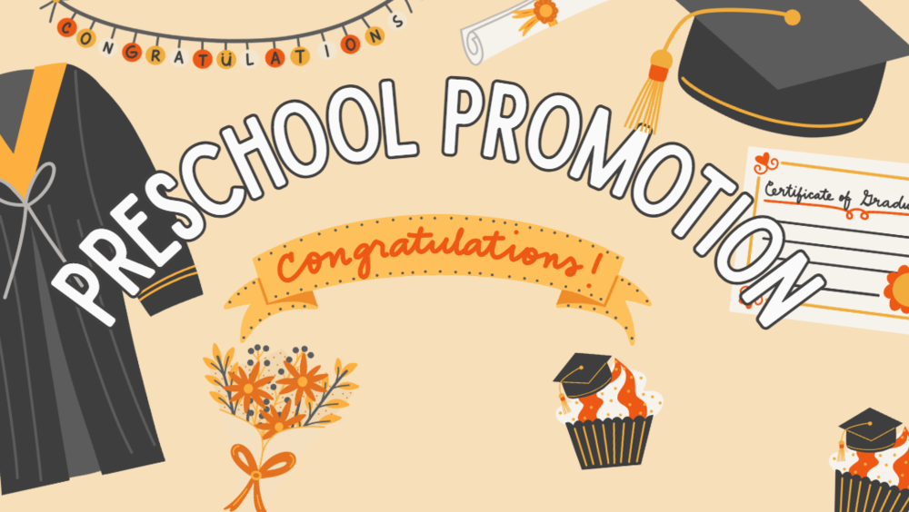 Preschool Promotion, Caps & gowns 