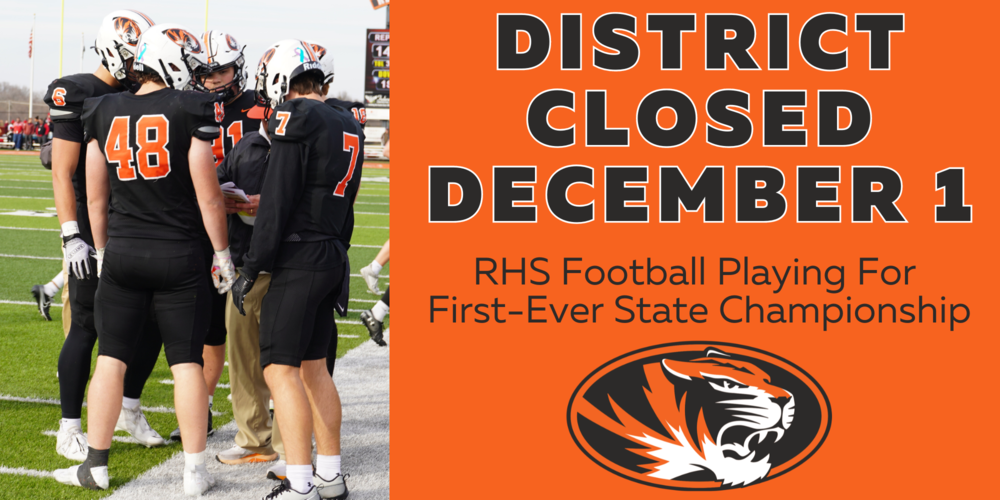 Republic School District Closed December 1, 2023 Sweeny Elementary