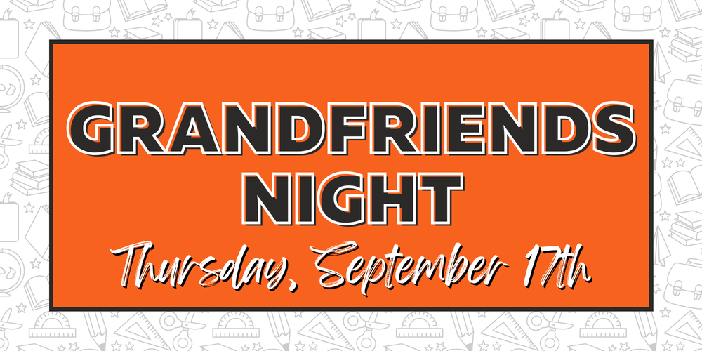 Text of "Grandfriends Night, Thursday, September 17th"