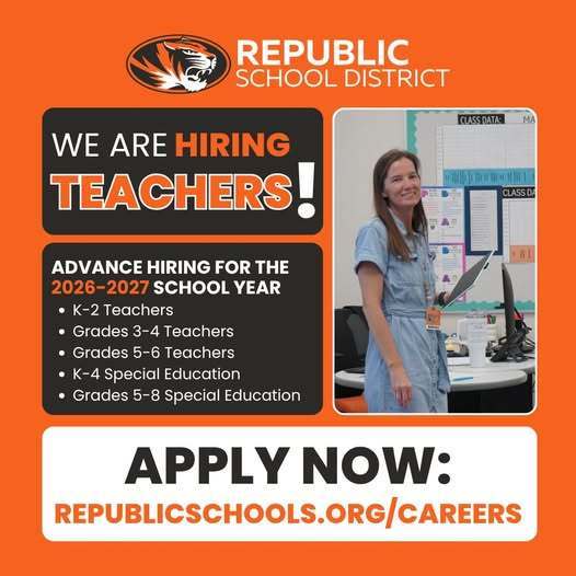 We are Hiring Teachers!