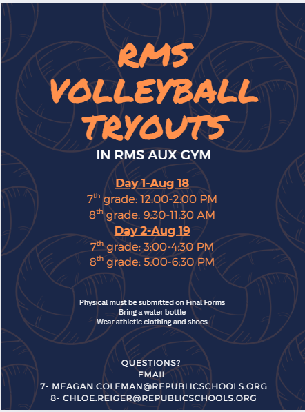 Vball Tryouts 2025