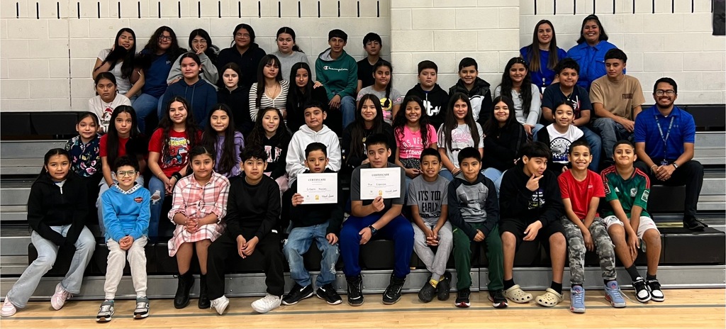Rice Spanish Spelling Bee participants