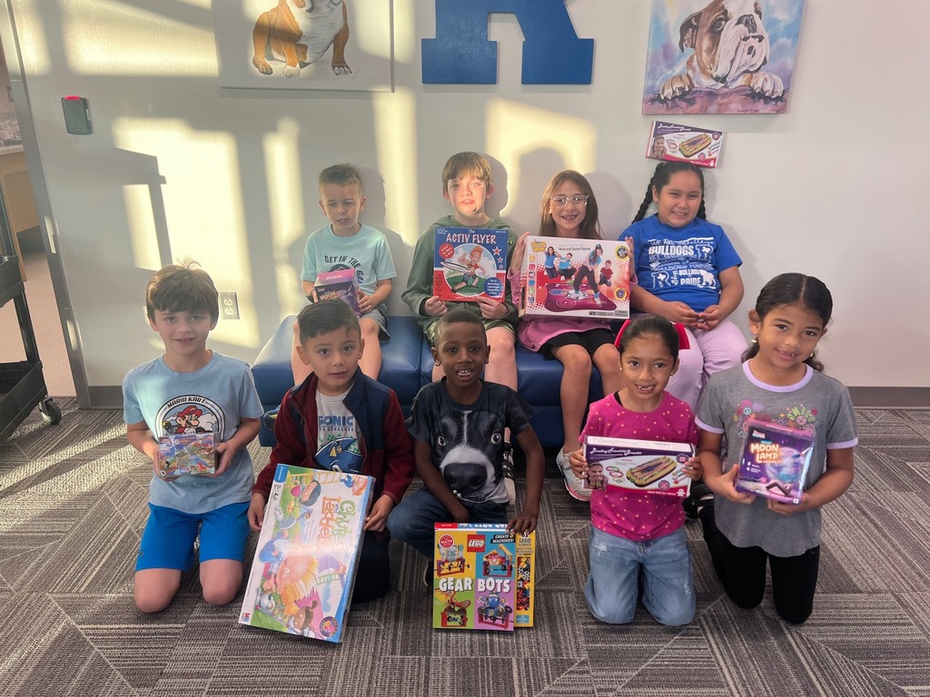 1st 9 weeks elementary perfect attendance drawing winners