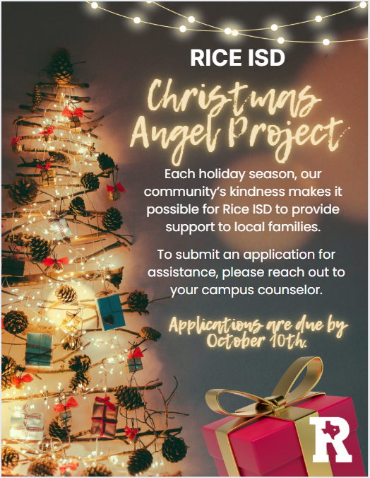 Christmas Angel project flyer