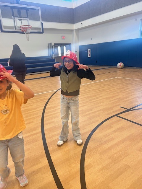 Firemen at the elementary school