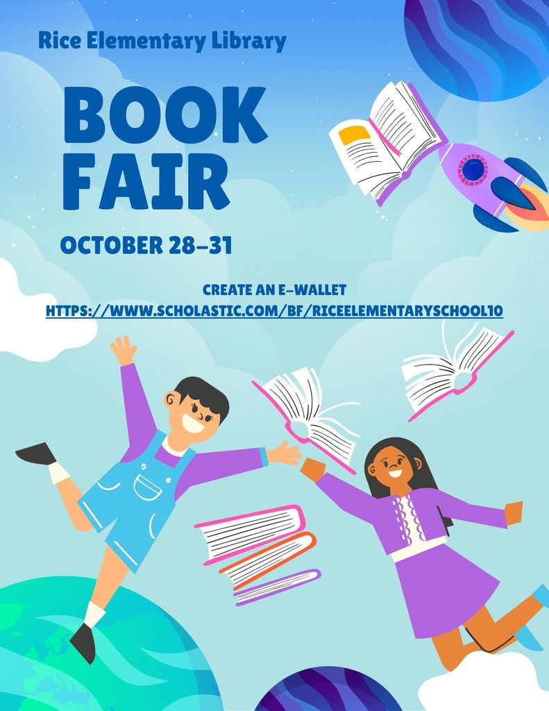 Elementary Book Fair flyer