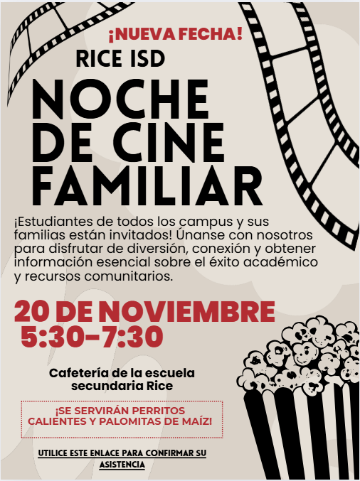 Family movie night new date spanish