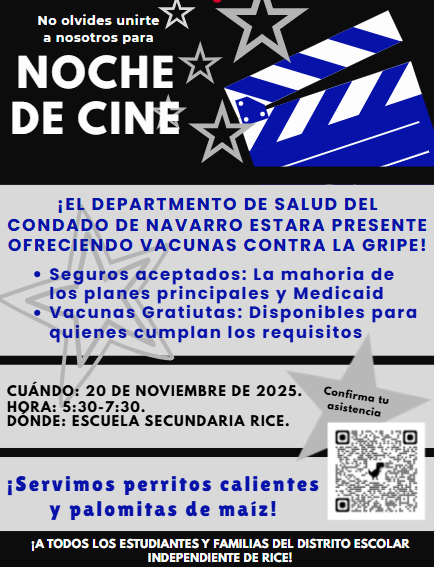 Movie Night Flyer Spanish