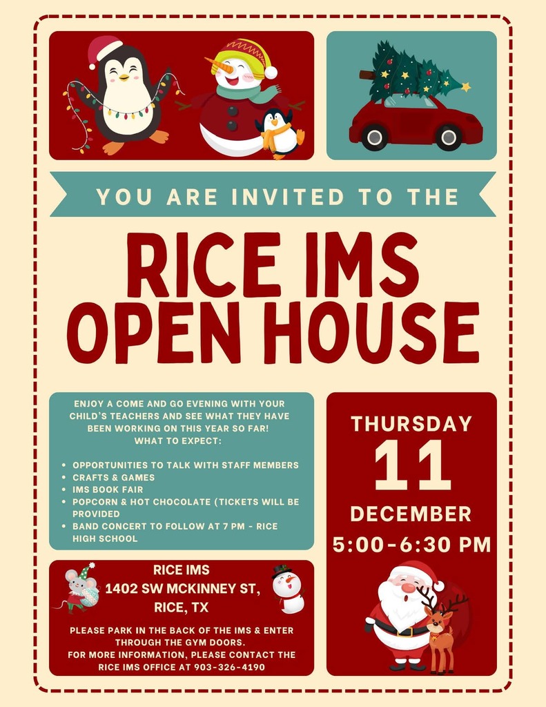 IMS open house flyer