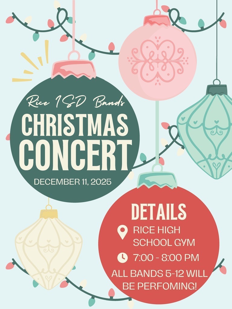 Band christmas concert flyer