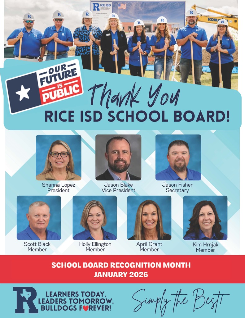 School board appreciation flyer