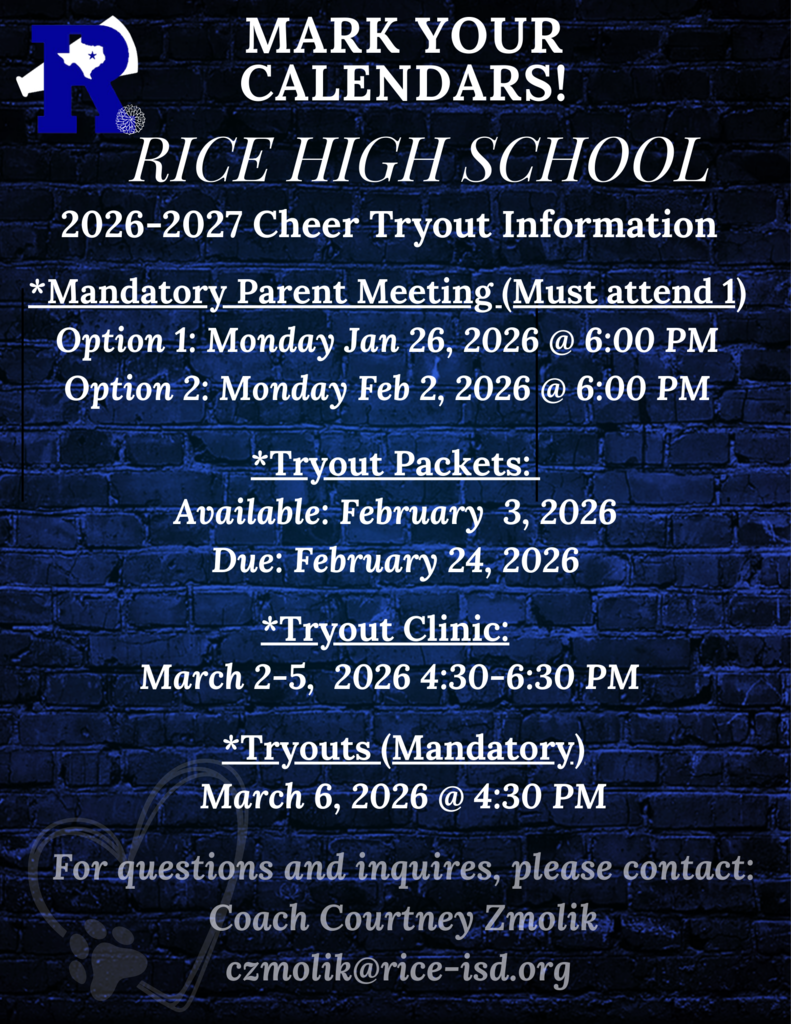 Cheer Tryout flyer