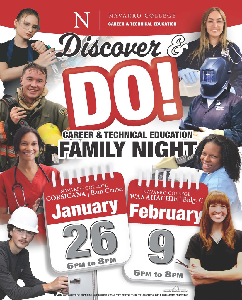 Navarro College CTE flyer