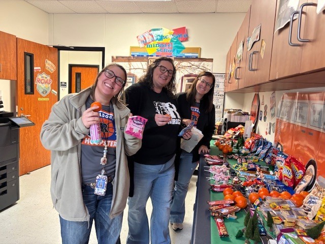IMS teachers with treats
