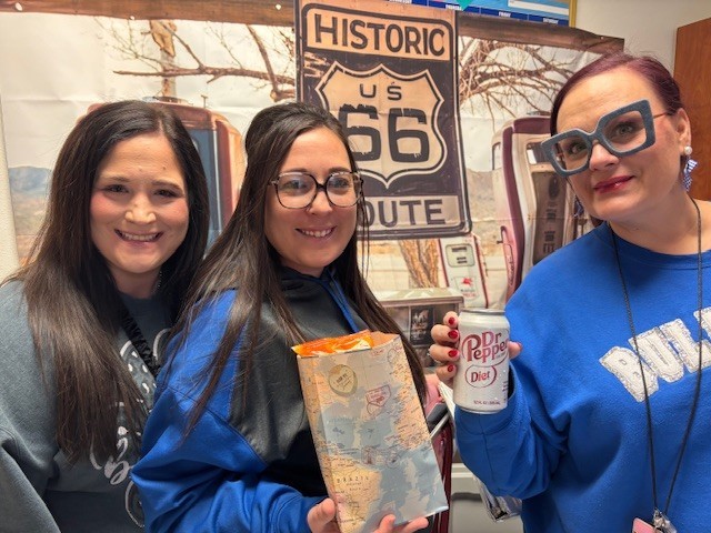 IMS teachers with treats