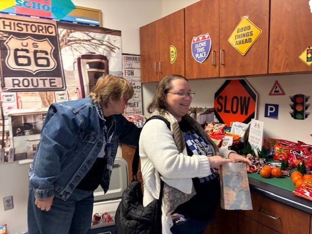 IMS teachers with treats