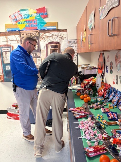 IMS teachers with treats