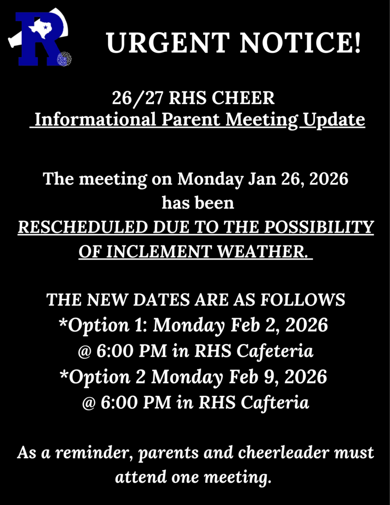 Cheer parent meeting update