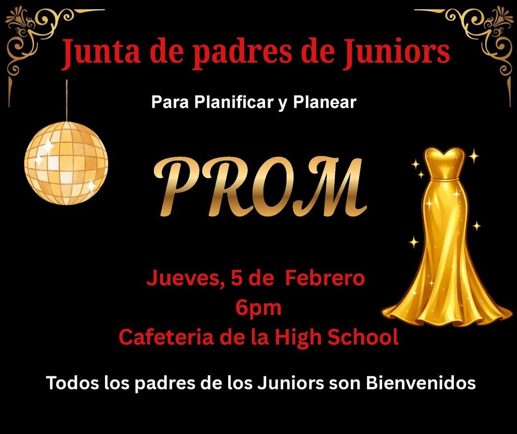 Junior parent meeting spanish