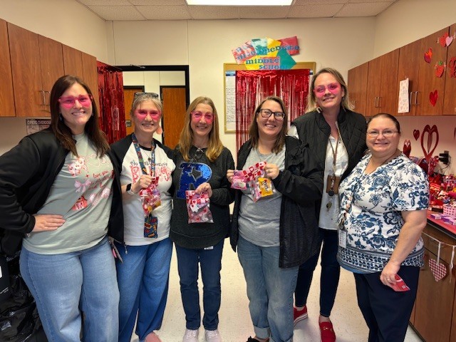 IMS teachers with treats