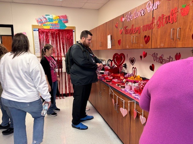 IMS teachers with treats