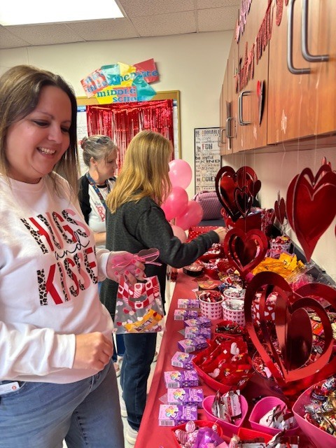 IMS teachers with treats