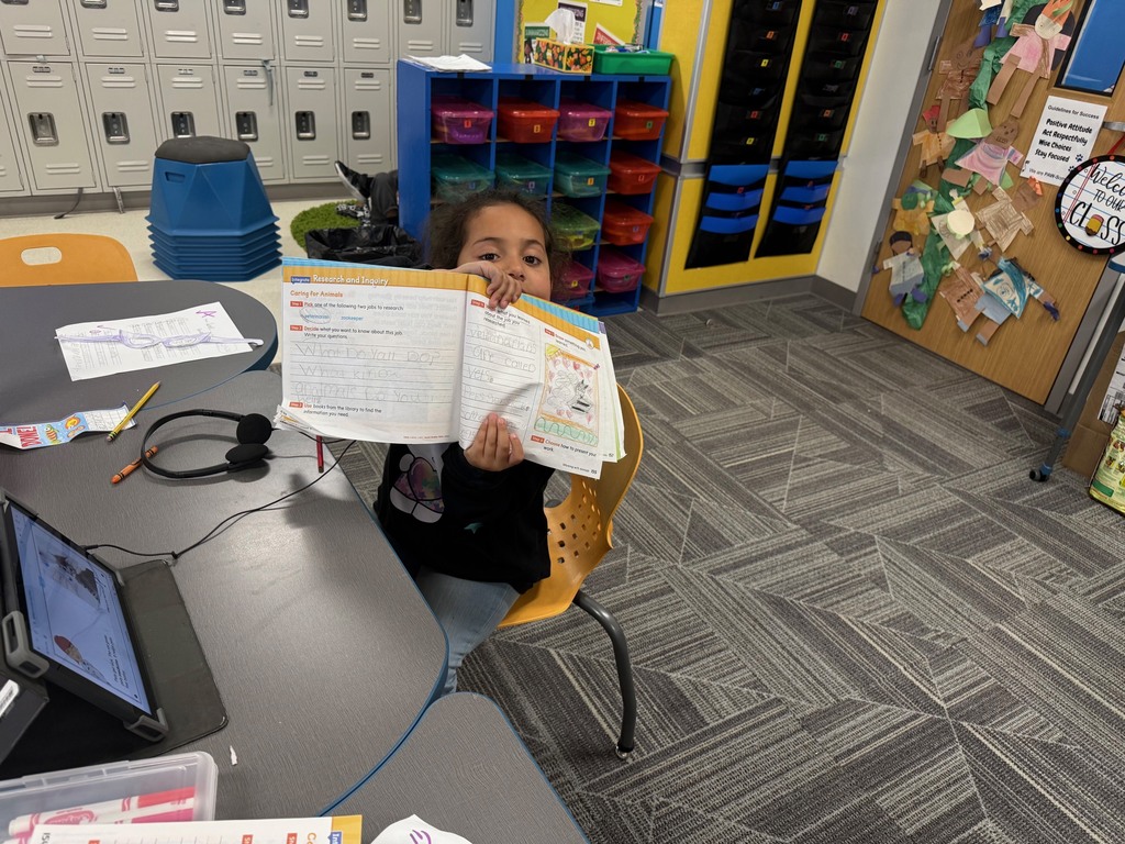 first graders learning about working with animals