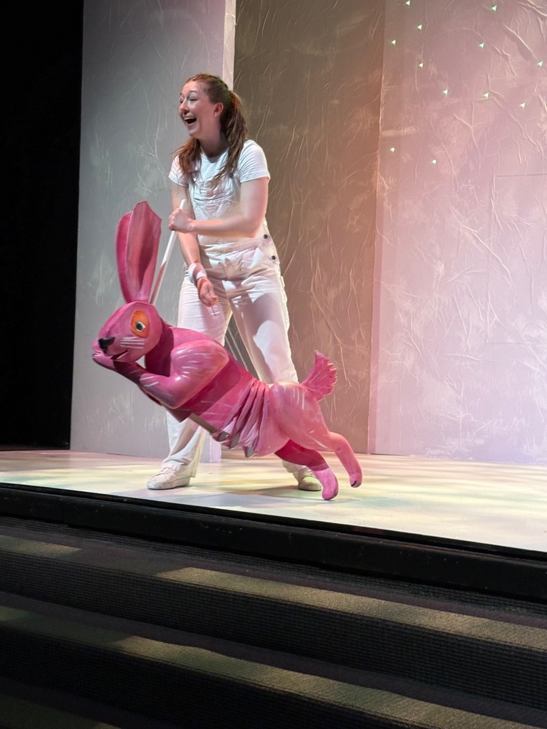 Kindergarten students watching a play