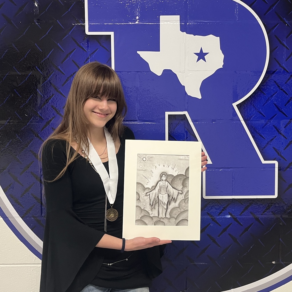 VASE students with their artwork