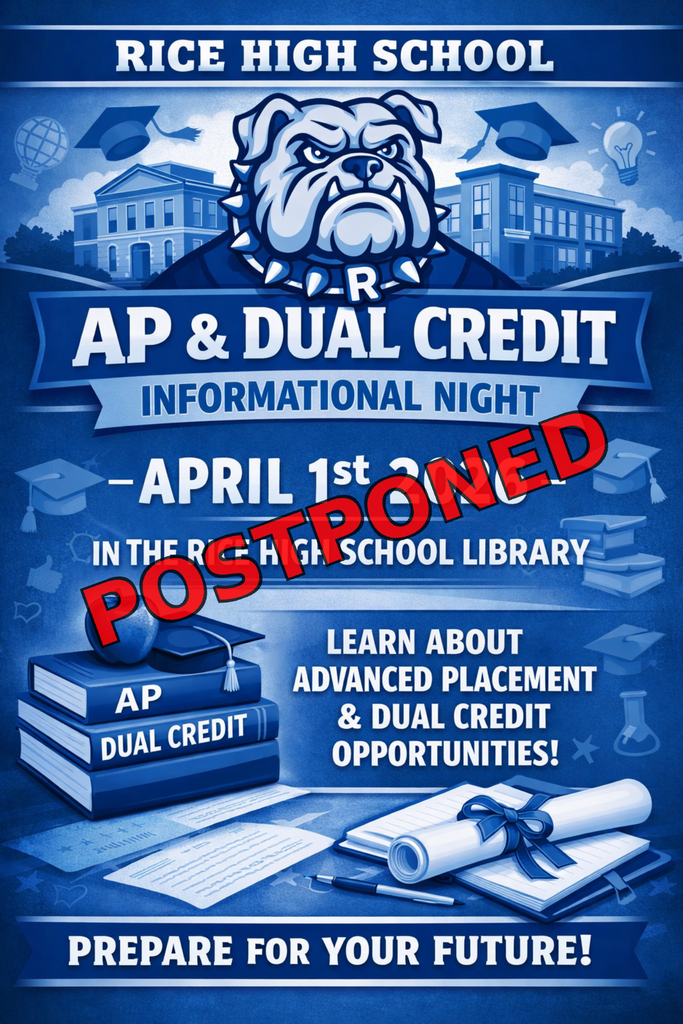 AP and Dual credit night postpned flyer