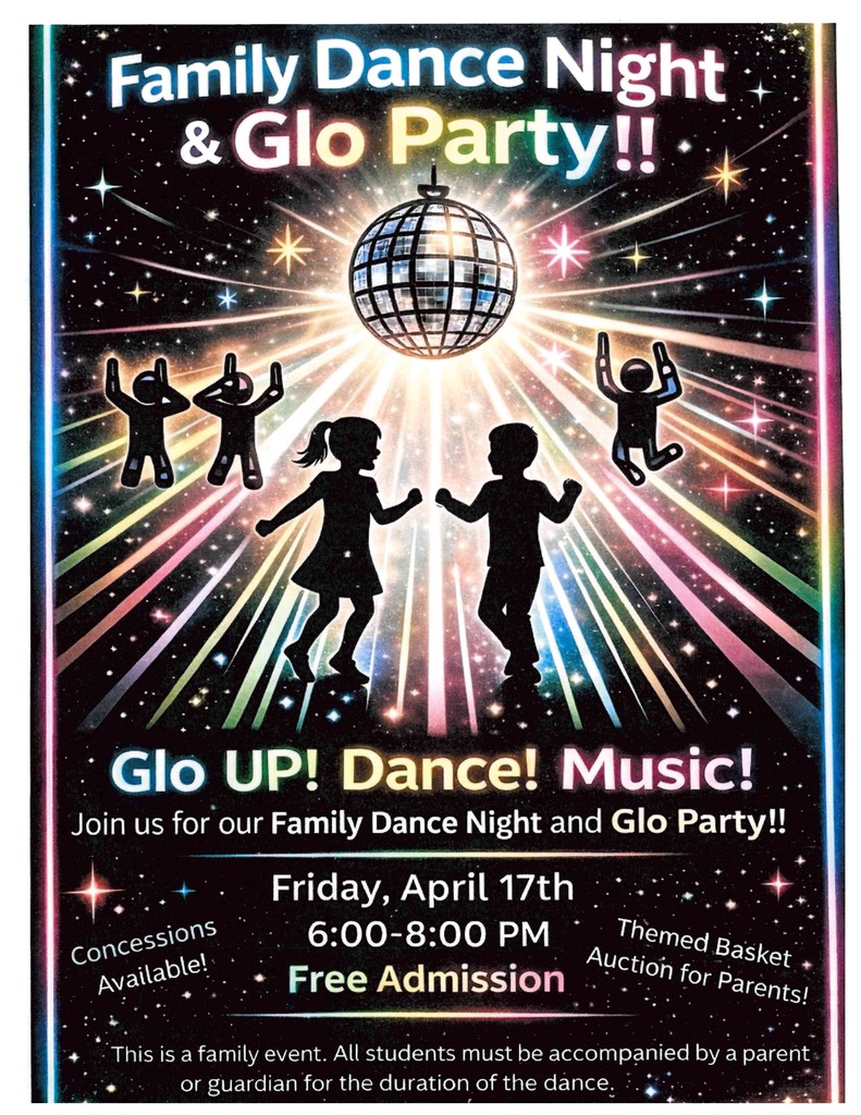 Family Dance Night flyer English