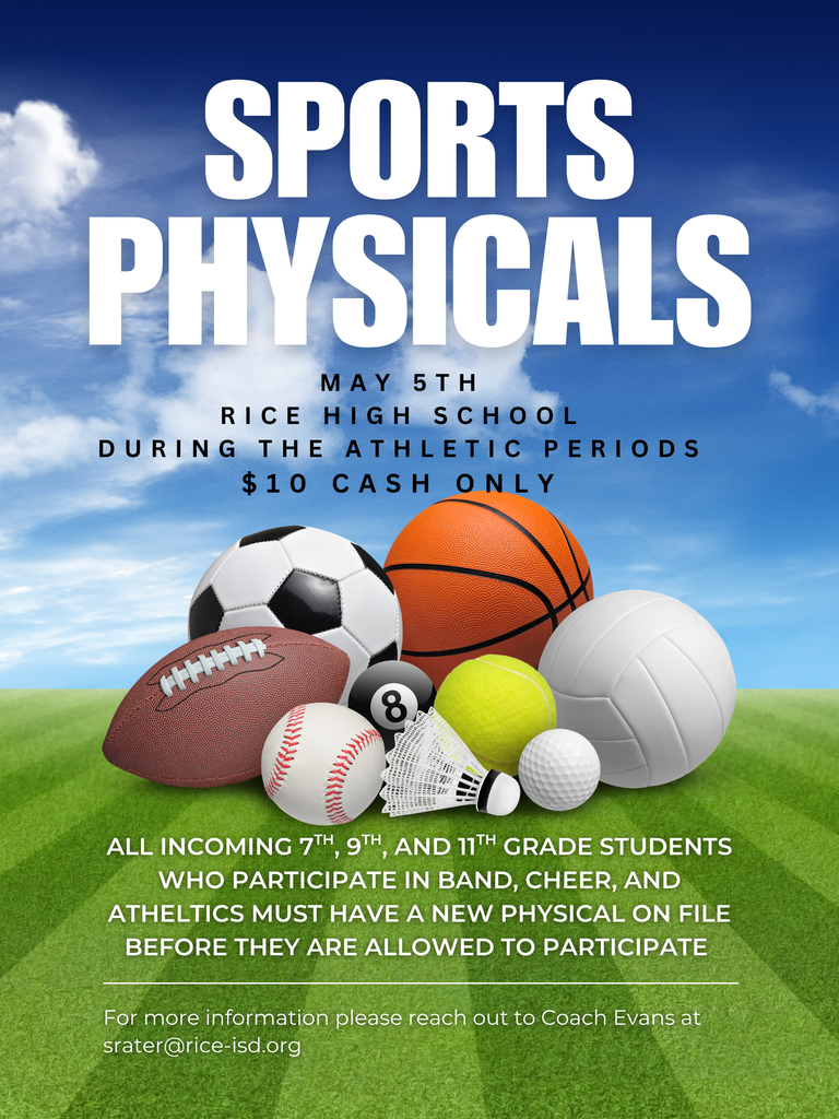 Physicals flyer English