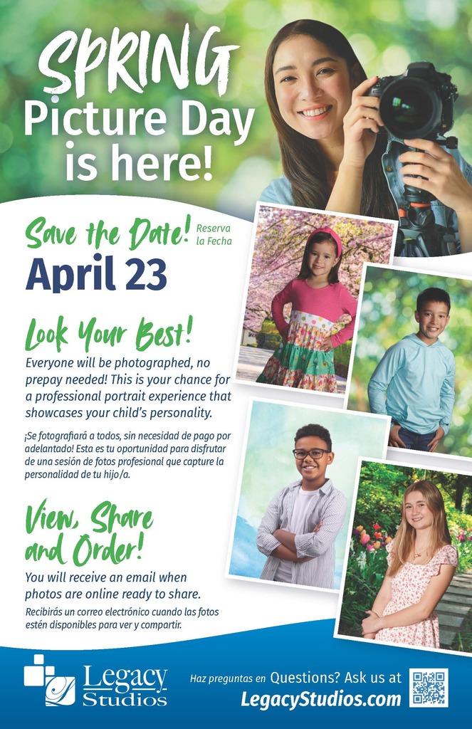 Elementary spring picture flyer