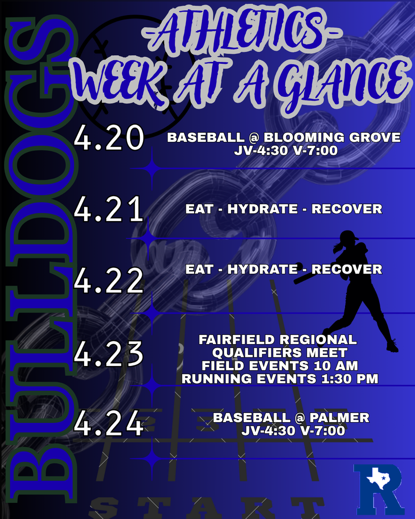 athletics WAG 4/20-4/24