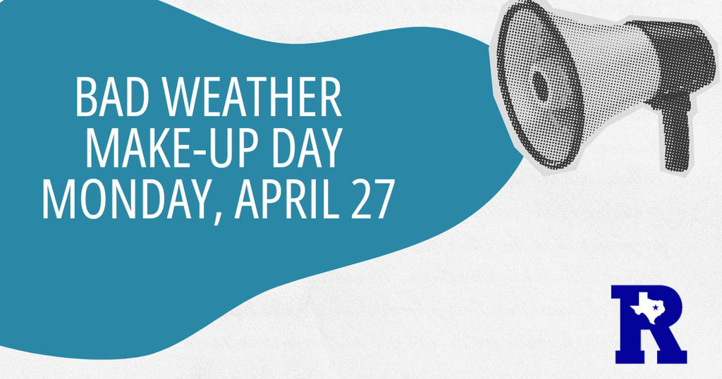 Bad weather make up day flyer