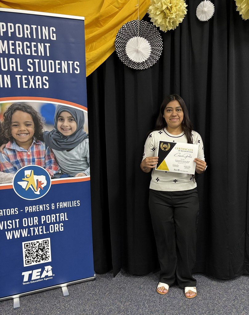 Consuela Perez with Cornerstone for Content-Based Language Instruction Support Award