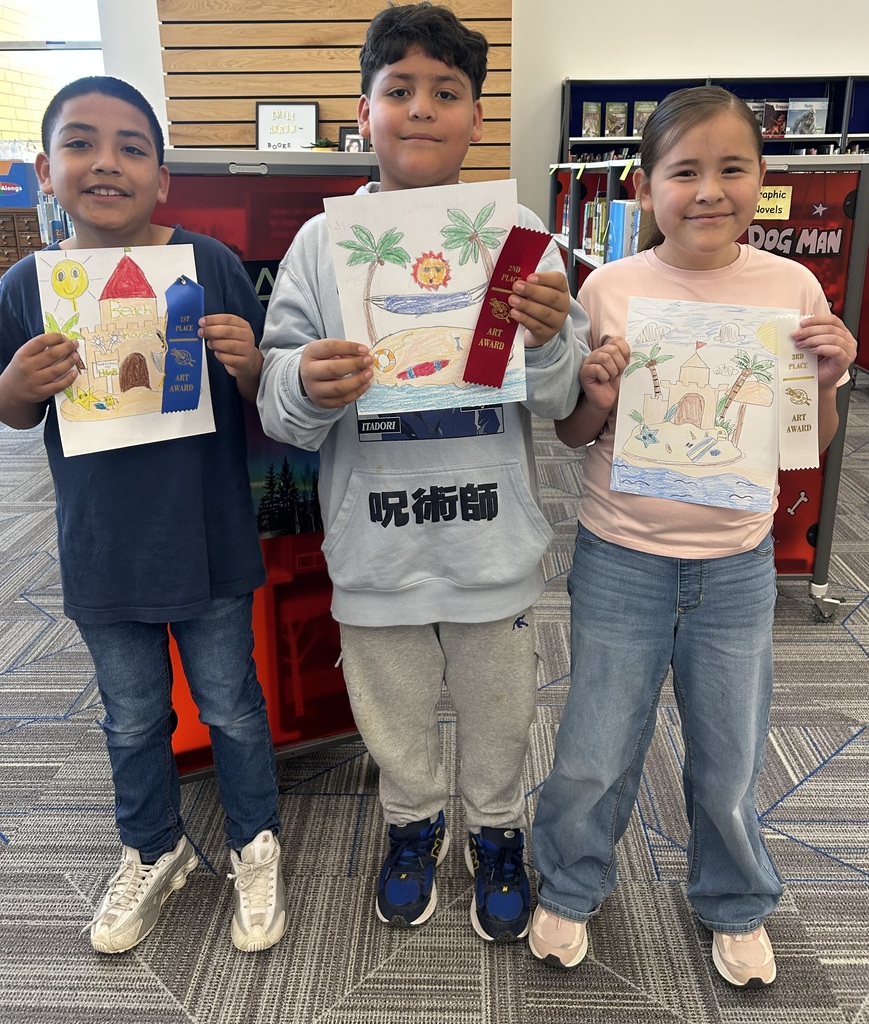 Pre-K art show winners