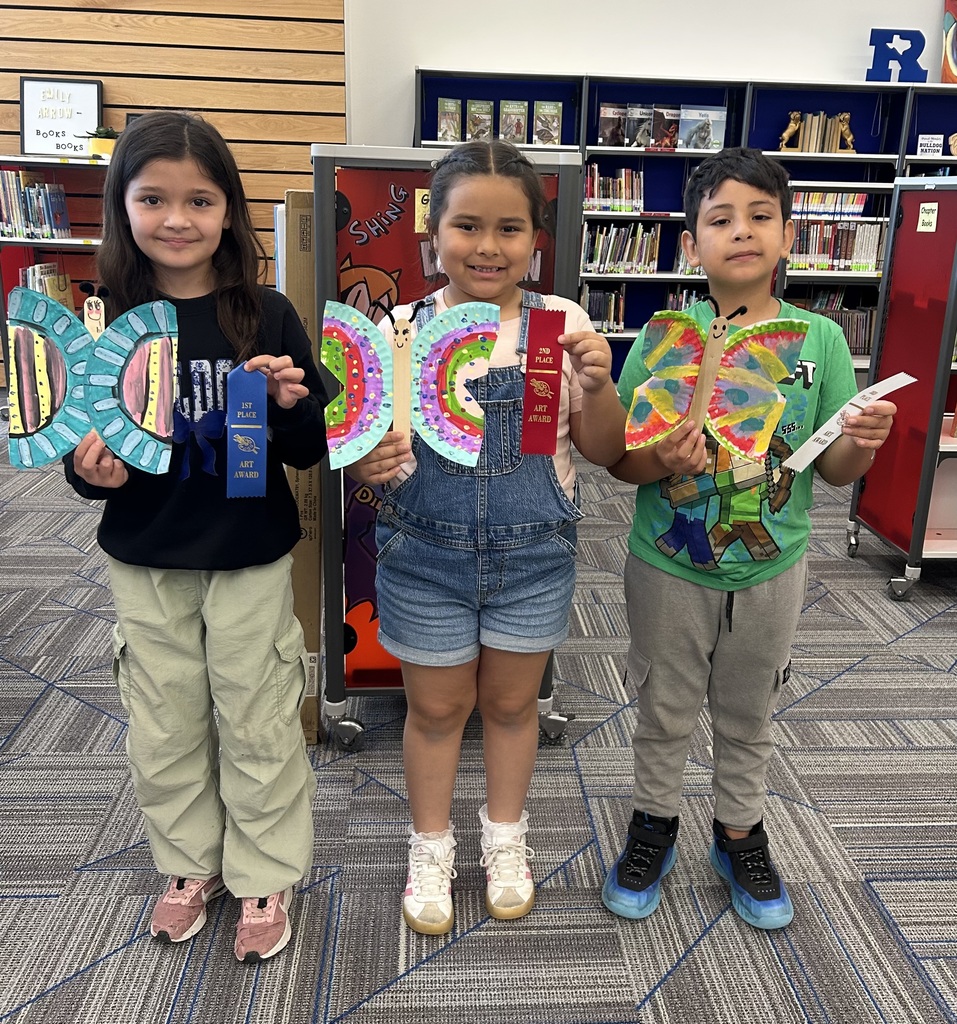 Pre-K art show winners