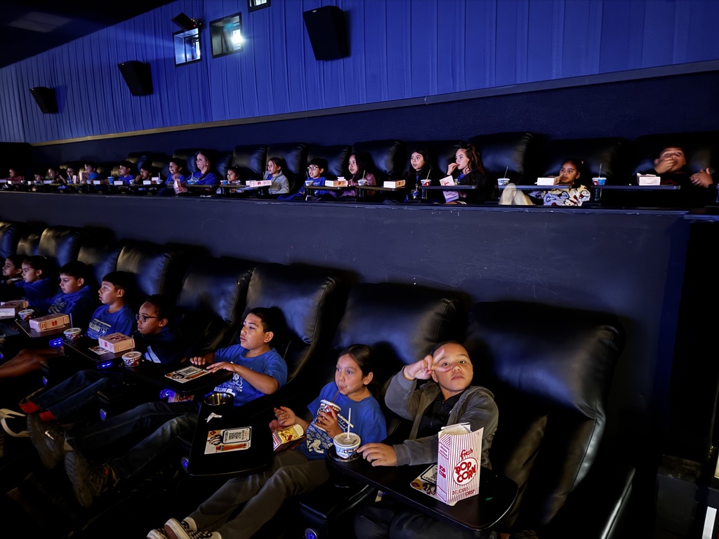 3rd grade at the movies