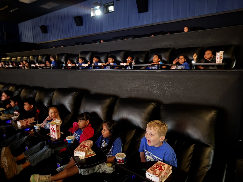 3rd grade at the movies