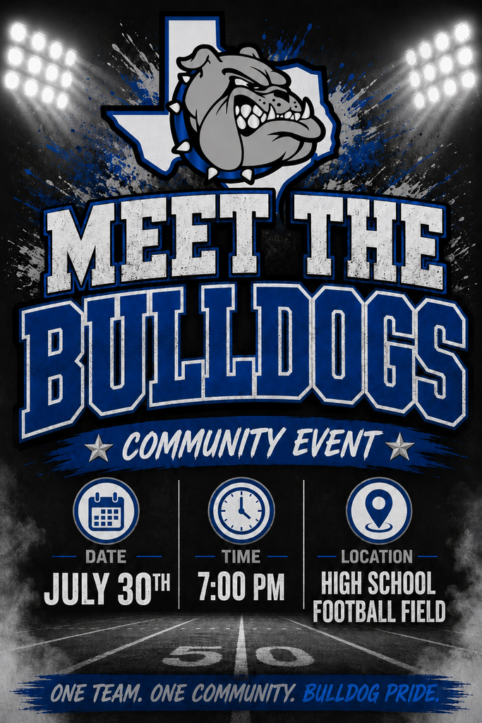 Meet the Bulldogs flyer