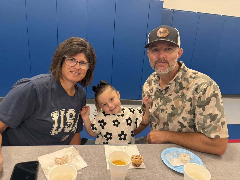 goodies with grandparents at the ECC