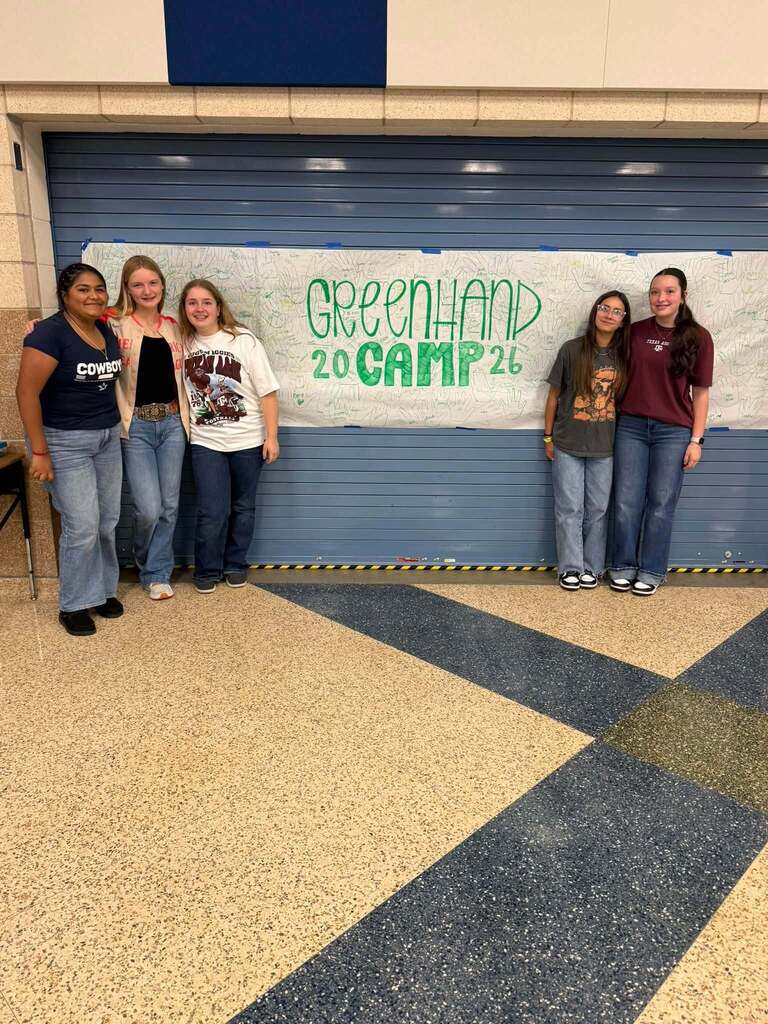 Rice IMS students at greenhand FFA camp