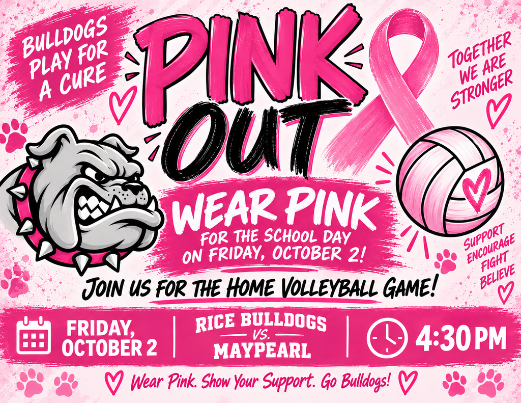 pink out flyer