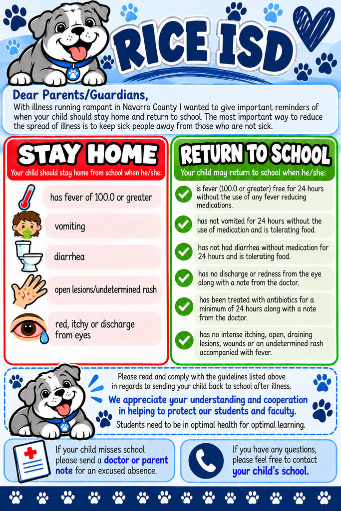 Bulldog Health Guide Flyer