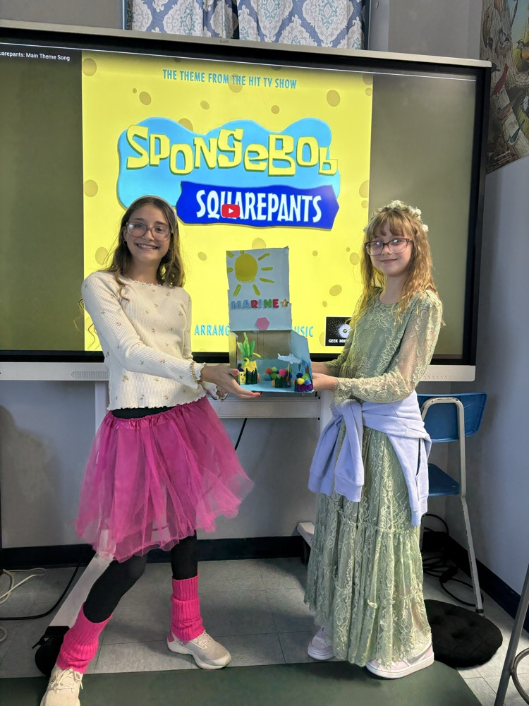 Aubree and Emma’s marine biome