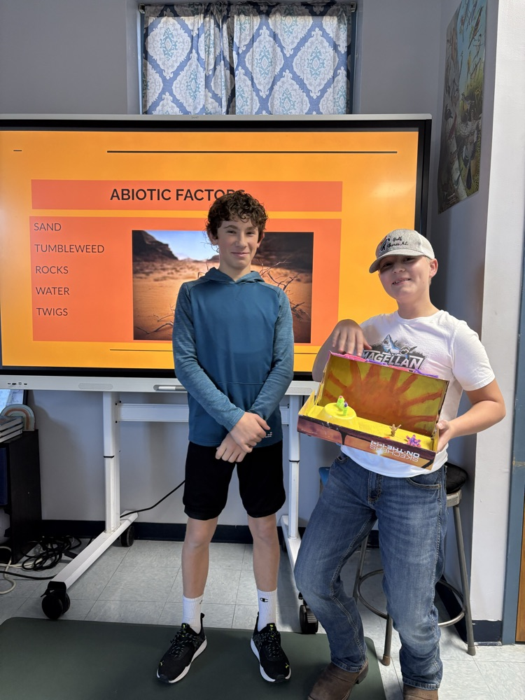 Cade and Eli’s desert biome