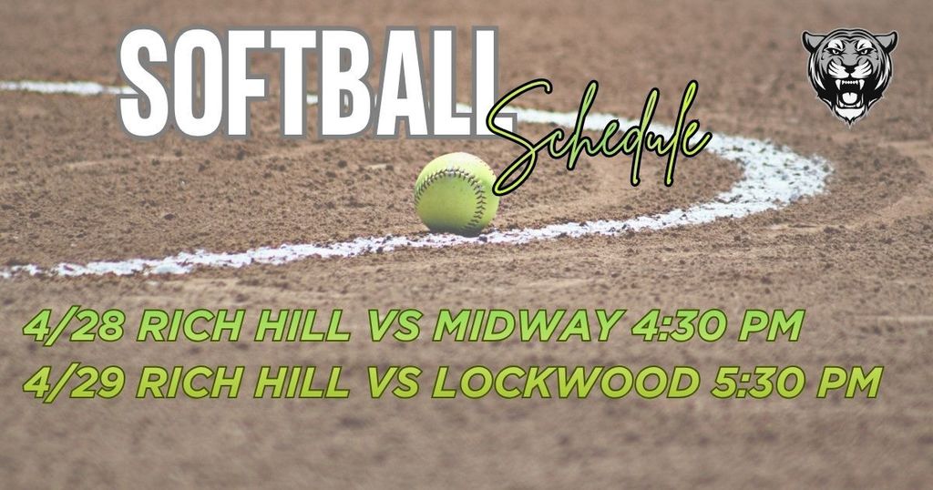 Softball schedule