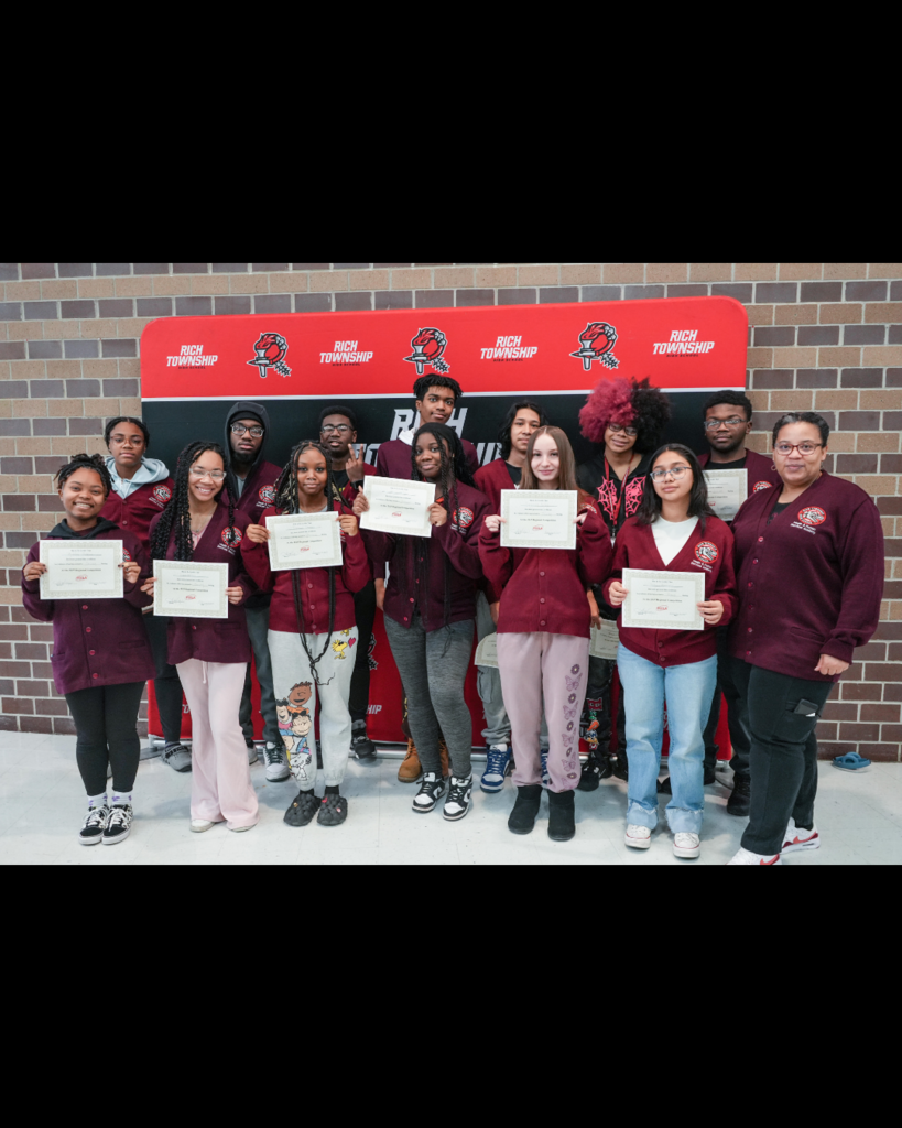 Congrats to our Rich Township FCCLA Chapter at Region 4 Sectionals🏆 State Qualifiers:🥉 Children’s Lit: Torryana Chiles & Jorden Gavin🥈 Jaelah Brown 🥉Preschool Lesson Planning: Perry Broadnax & Kyari Webb, Michael Badillo & Payton Jones, Kayin Ramey & Breyonna Whittaker🥈Micah Amos & Seven Wilson, Savannah Orlich & Sandy Valles, Kimora Jackson & Arielle Wormely🥇Drake Coleman & Yareli Ramirez Congrats, FCCLA stars! 🌟👏