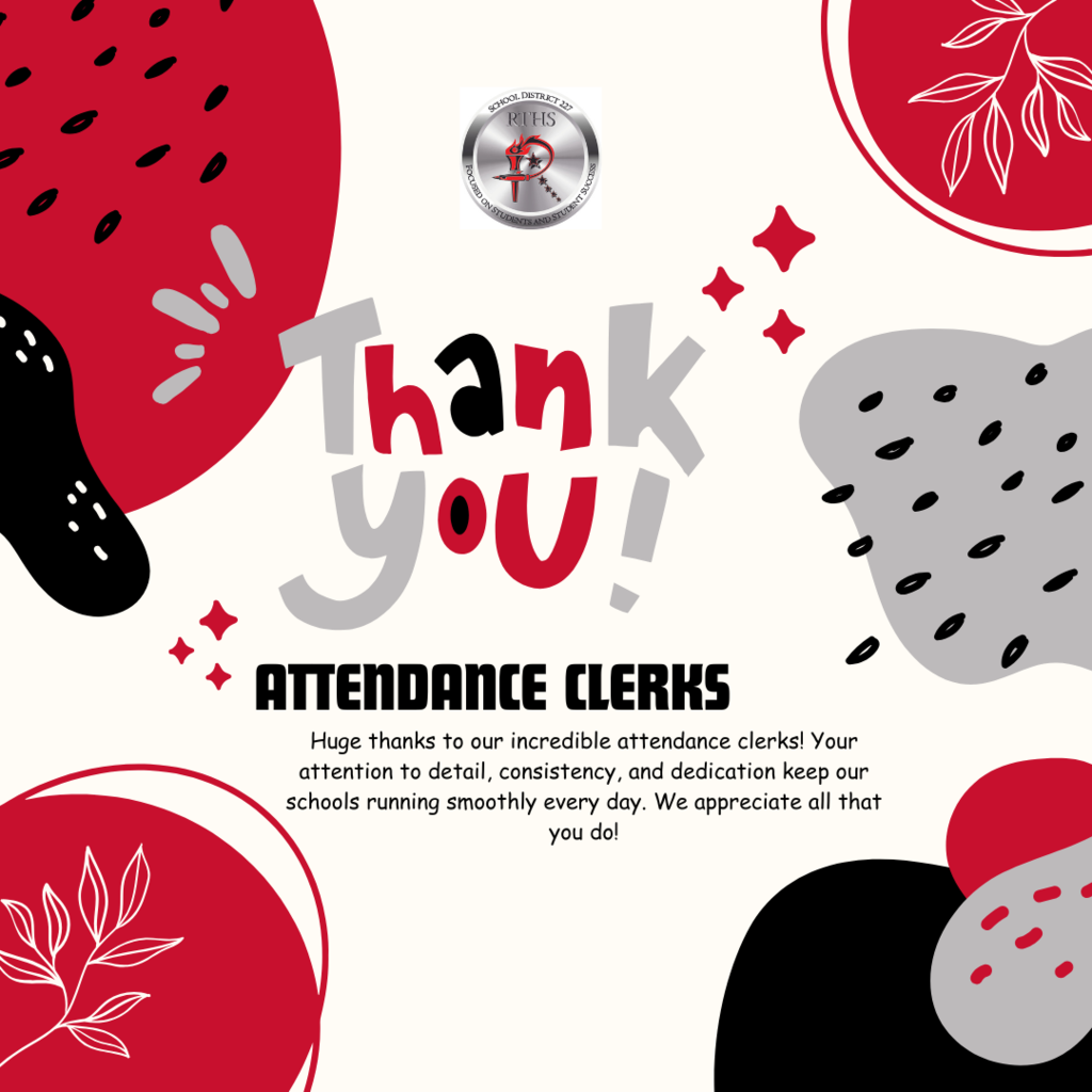 🙌 Huge thanks to our incredible Attendance Clerks! Your attention to detail, consistency, and dedication keep our schools running smoothly every day. We appreciate all that you do!
